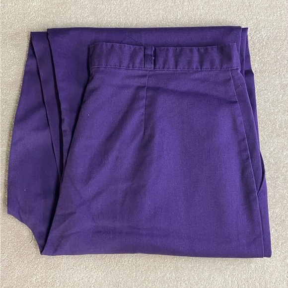Vintage Shelley Davis Purple High Rise Slacks 30 - Picture 16 of 16
